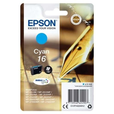 Cartouche d'encre Original EPSON 16 ( C13T16224012) Cyan