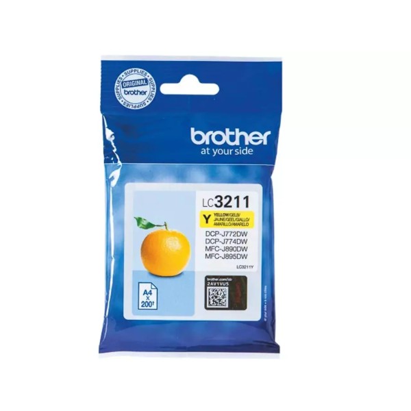 Cartouche d'encre Brother LC-3211 Jaune