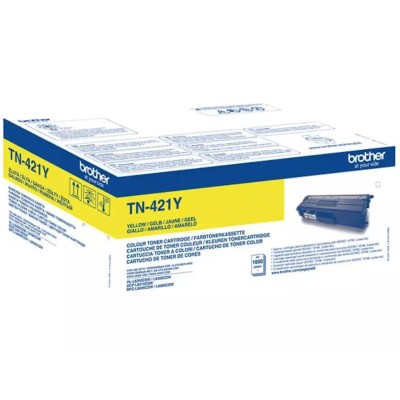 Toner Original Brother TN 421 Jaune