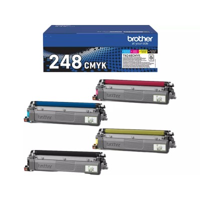 Toner Original Brother TN 248 4 couleurs Multipack