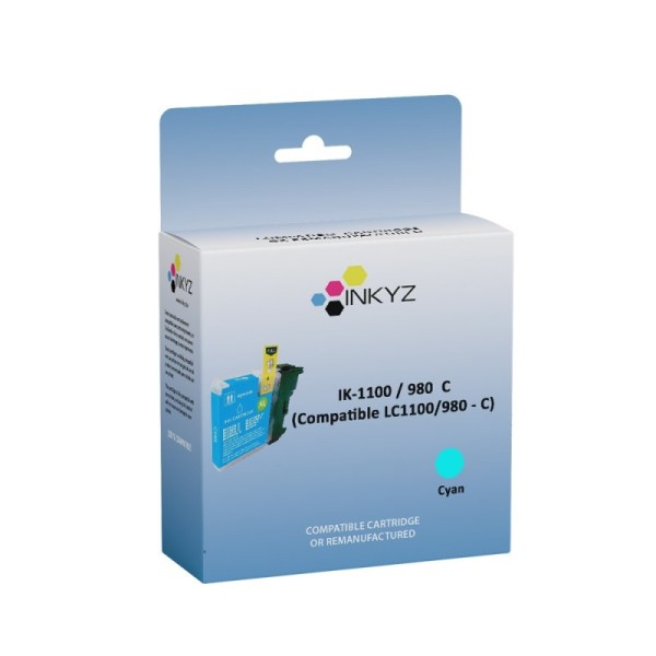Cartouche Compatible BROTHER LC-1100 Cyan