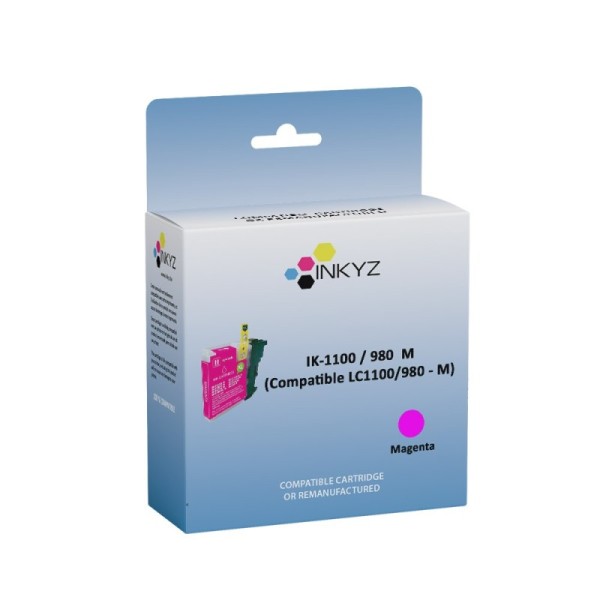 Cartouche Compatible BROTHER LC-1100 Magenta