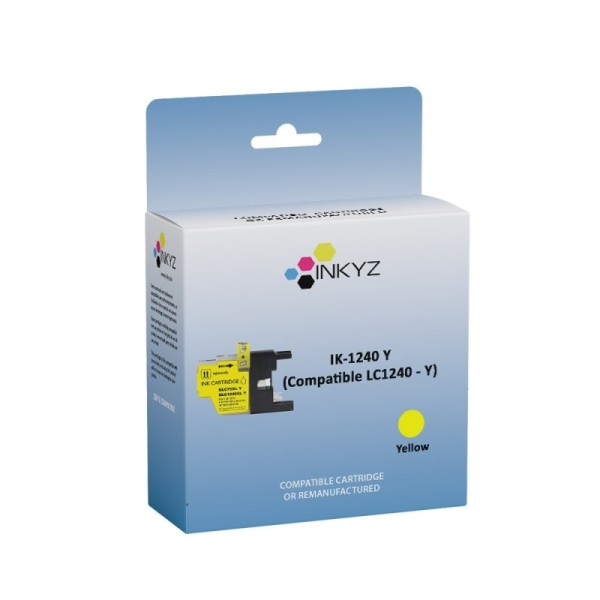 Cartouche Compatible BROTHER LC-1240 Jaune