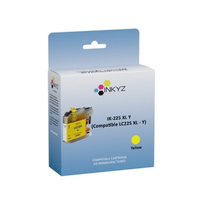 Cartouche Compatible BROTHER LC-225 Jaune