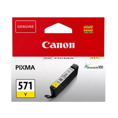 Cartouche Original Canon CLI-571 (0388C001) Jaune