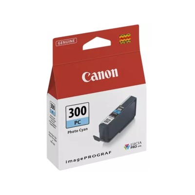 Cartouche Original Canon PFI-300 (4197C001) Photo Cyan