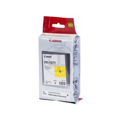 Cartouche Original Canon PFI-107 (6708B001) Jaune