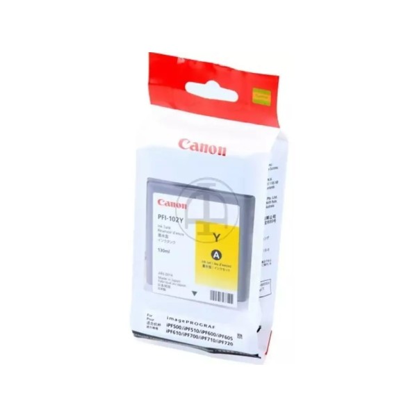 Cartouche d'Encre Canon PFI-102 (0898B001) Jaune