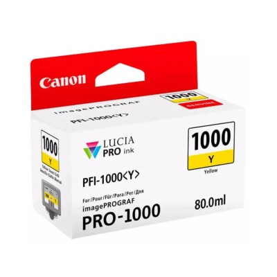 Cartouche Original Canon PFI-1000 (0549C001) Jaune