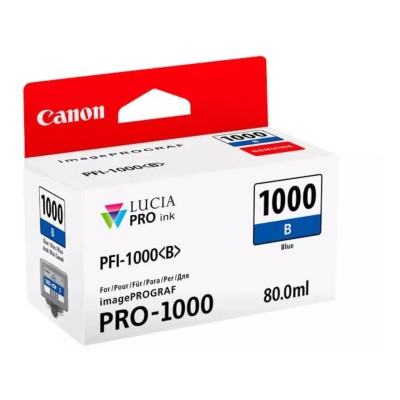 Cartouche Original Canon PFI-1000 (0555C001) Bleu