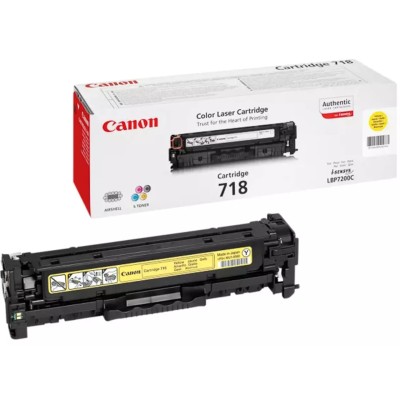 Toner Original Canon 718 (2659B002) Jaune