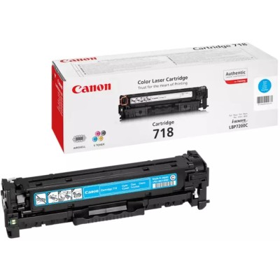 Toner Original Canon 718 (2661B002) Cyan