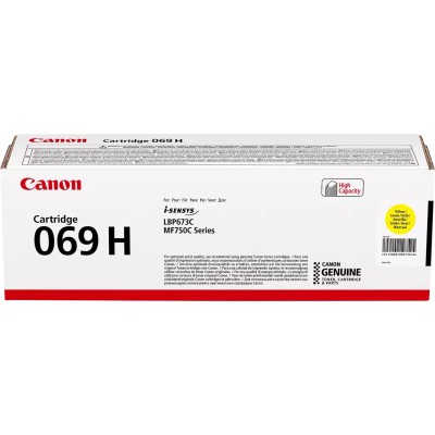 Toner Original Canon 069H (5095C002) Jaune