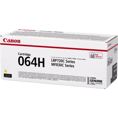 Toner Original Canon 064H (4932C001) Jaune