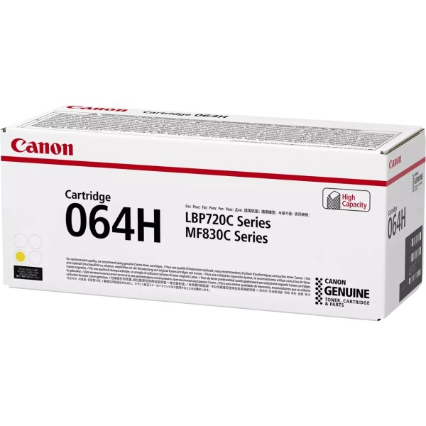 Toner Canon 064H (4932C001) Jaune