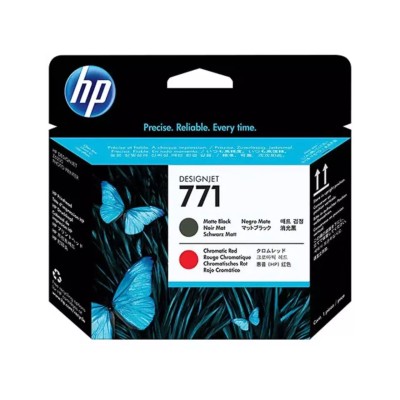 Tête d'impression Original HP 771 (CE017A) Noir Mate-Rouge