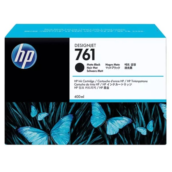 Cartouche d'Encre HP 761 (CM991A) Noir Mate