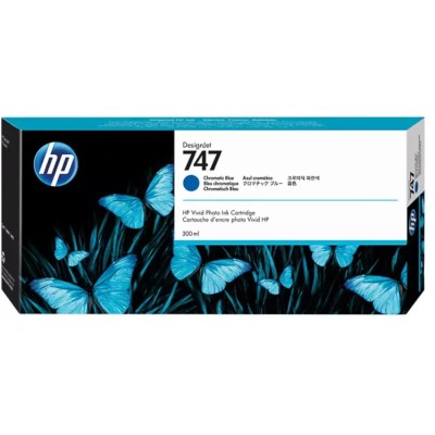 Cartouche Original HP 747 (P2V85A) Bleu