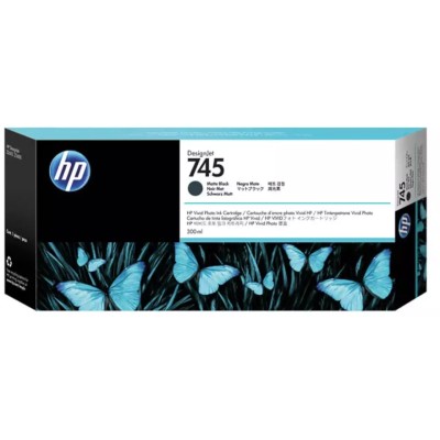 Cartouche Original HP 745 HC (F9K05A) Noir Mate