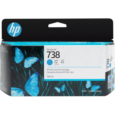 Cartouche Original HP 738 (498N5A) Cyan