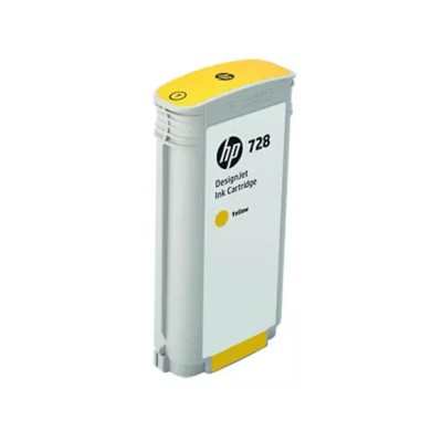 Cartouche Original HP 728 (F9J65A) Jaune