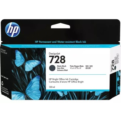 Cartouche Original HP 728 (3WX25A) Noir Mate