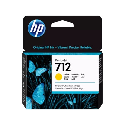 Cartouche Original HP 712 (3ED69A) Jaune