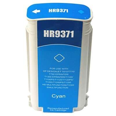 Cartouche Compatible HP 72 (C9371A) Cyan