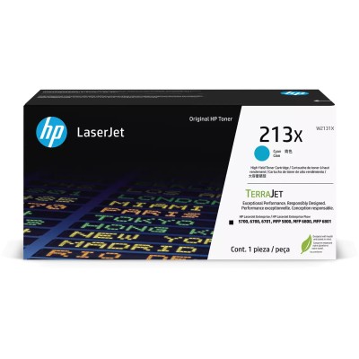 Toner original HP 213X (W2131X) Cyan