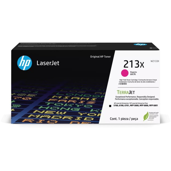 Toner HP 213X (W2133X) Magenta