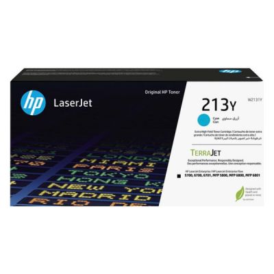 Toner original HP 213Y (W2131Y) Cyan