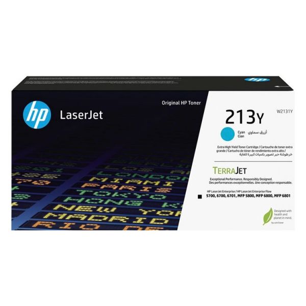 Toner HP 213Y (W2131Y) Cyan