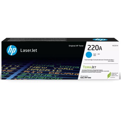 Toner original HP 220A (W2201A) Cyan