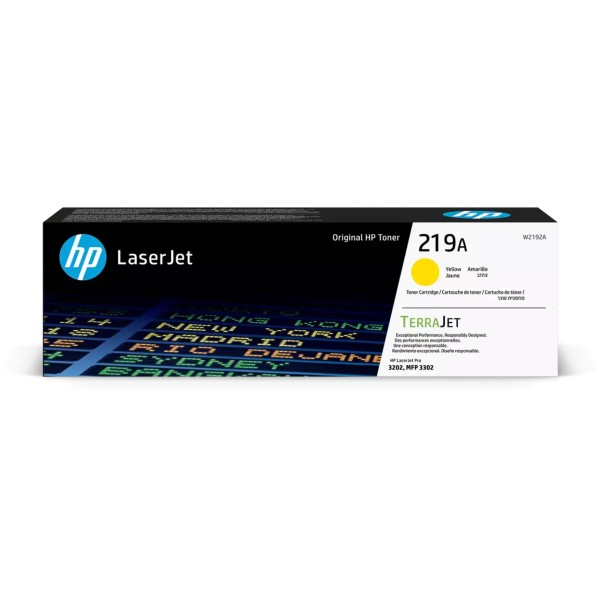 Toner HP 219A (W2192A) Jaune