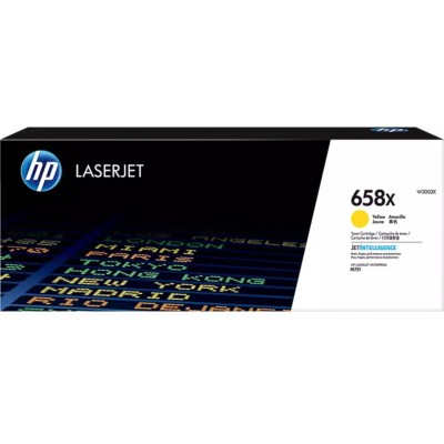 Toner original HP 658X (W2002X) Jaune