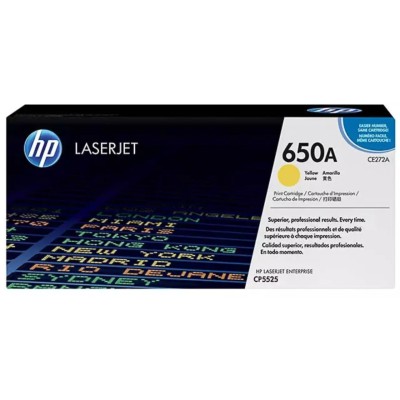 Toner Original HP 650A (CE272A) Jaune