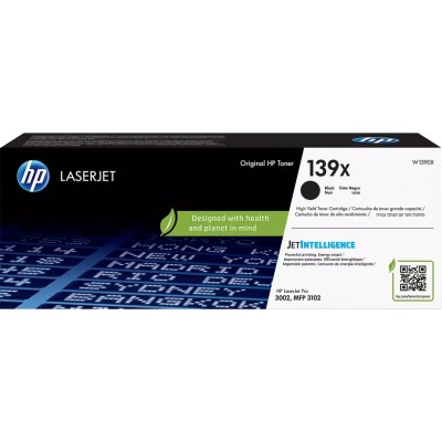 Toner Original HP 139X (W1390X) Noir