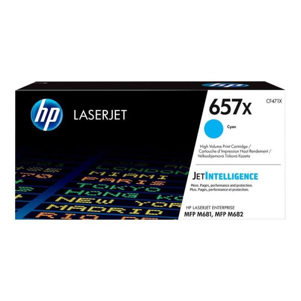 Toner HP 657X (CF471X) Cyan