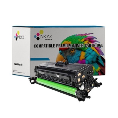 Toner Compatible INKYZ HP 504X (CE250X) Noir Grande capacité