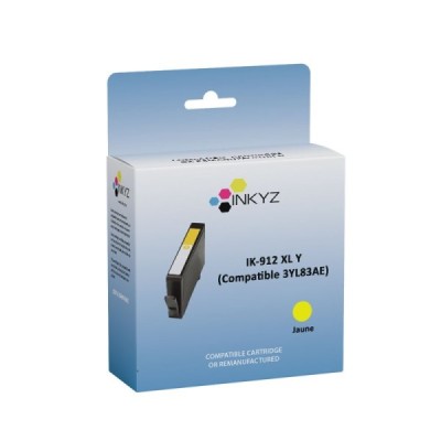 Cartouche Compatible HP 912 (3YL83AE) Jaune XL