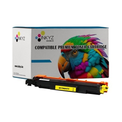 Toner Compatible INKYZ Brother TN 247Y Jaune