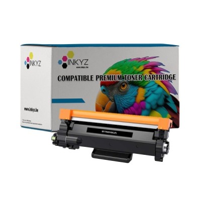 Toner Compatible INKYZ Brother TN 2510XL Noir Grande capacité