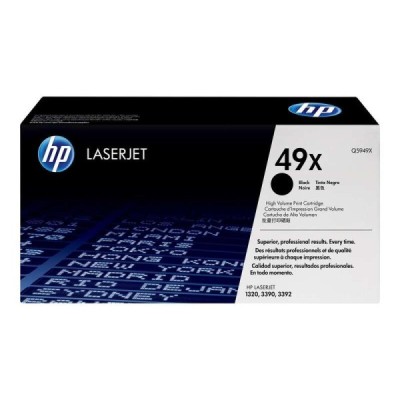 Toner Original  HP 49X (Q5949X) Noir - Grande capacité