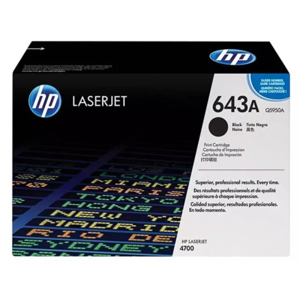 Toner HP 643A (Q5950A) Noir