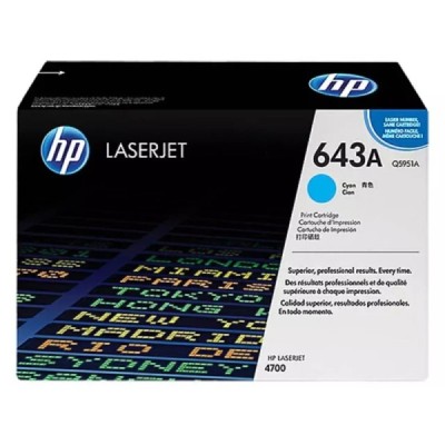 Toner Original  HP 643A (Q5951A) Cyan