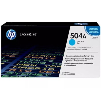 Toner Original  HP 504A (CE251A) Cyan