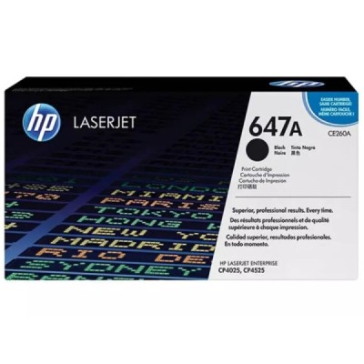 Toner Original  HP 647A (CE260A) Noir