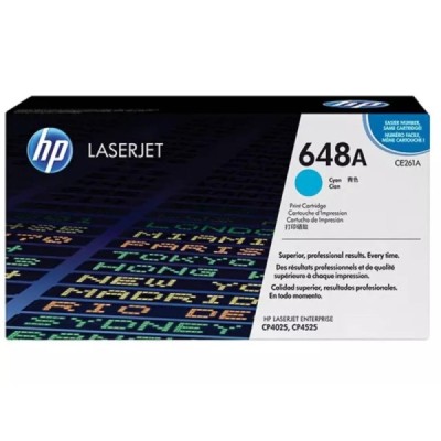 Toner Original  HP 648A (CE261A) Cyan