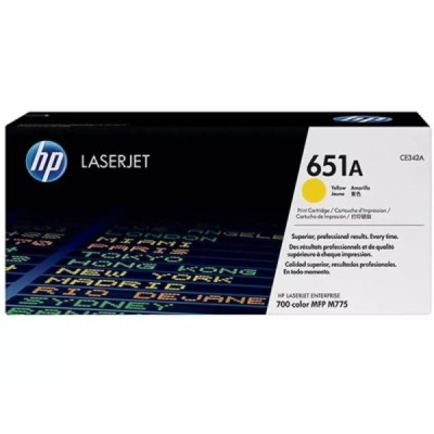 Toner Original  HP 651A (CE342A) Jaune