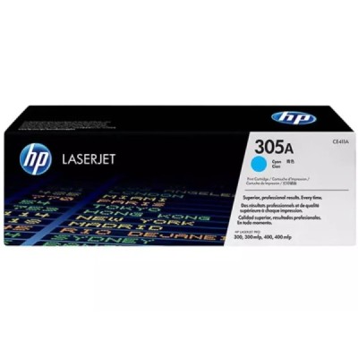 Toner Original  HP 305A (CE411A) Cyan